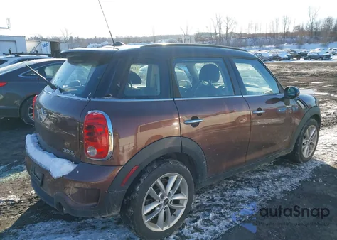 2013 Mini Countryman Cooper S z USA, uszkodzony, nr VIN WMWZC5C52DWP30706
